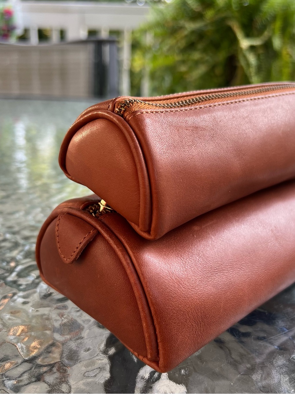 LAVENGER LEATHER MAKEUP TRAVEL SET